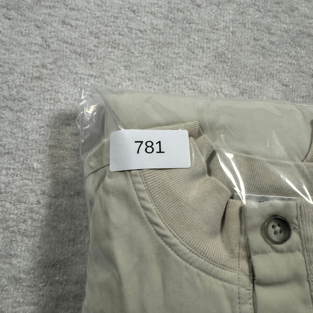 Slazenger Mens Beige Golf Pullover‎ Windbreaker Jacket L Nevillewood CC - Picture 10 of 10